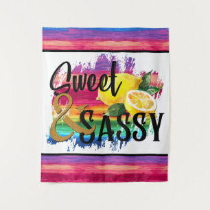 Sweet & Sassy Wandteppich
