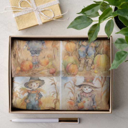 Sweet Scarecrows Seidenpapier (Geschenk)