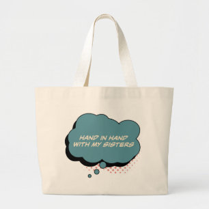 Sweet Schwestern Liebe Shopping Tote Bag Jumbo Stoffbeutel