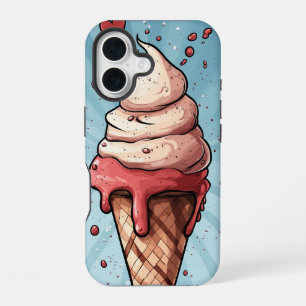 Sweet Scoop Anime Ice Creme Phone Case iPhone 16 Hülle
