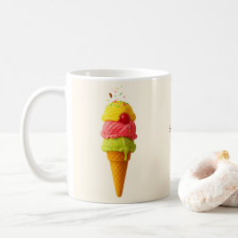Sweet Scoop Style - Personalisiertes Ice Creme Des Kaffeetasse