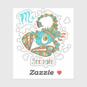 Sweet Scorpio Scorpion Aufkleber (Blatt)