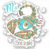 Sweet Scorpio Scorpion Aufkleber (Vorderseite)