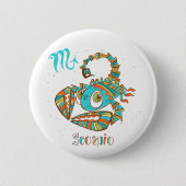 Sweet Scorpio Scorpion Button (Vorderseite)