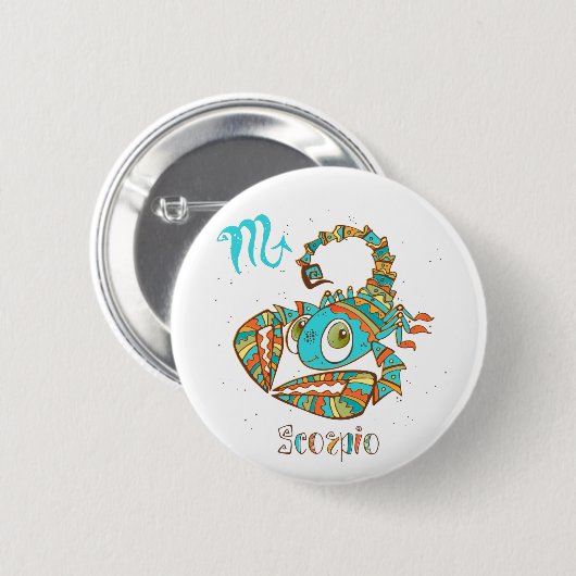 Sweet Scorpio Scorpion Button (Vorne & Hinten)
