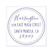 Sweet Script Family Name Rücksendeadresse Permastempel (Design)