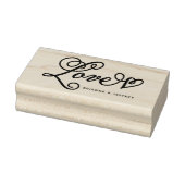 Sweet Script Liebe Vielen Dank mit Ihrem Text Gummistempel (Stempel)