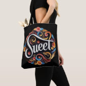 Sweet Script Typografie Tasche (Von Nahem)