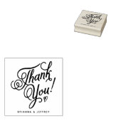 Sweet Script Vielen Dank mit Ihrem Text Gummistempel (Stempel)