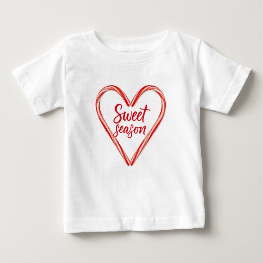 "Sweet Season & Snow Much Fun Christmas Baby T-Shi Baby T-shirt (Vorderseite)