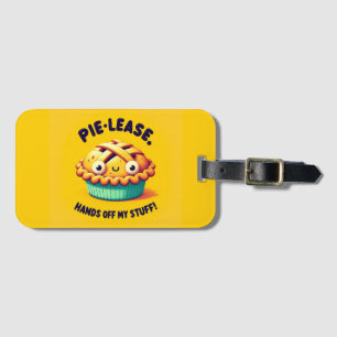 Sweet Security - Pie-Themed Gepäckanhänger