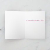 Sweet Self-Liebe Pink Valentinstag Karte (Innenseite)