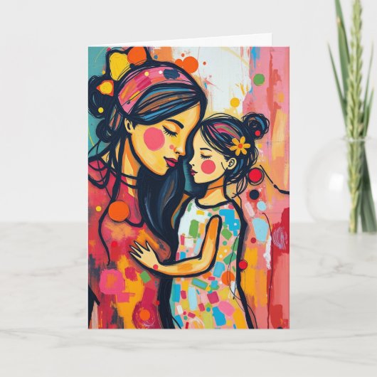 Sweet Sentimental Daughters Day Karte (Vorderseite)