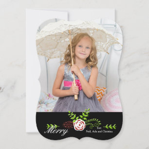 Sweet Sentiments Holiday Foto Card Feiertagskarte