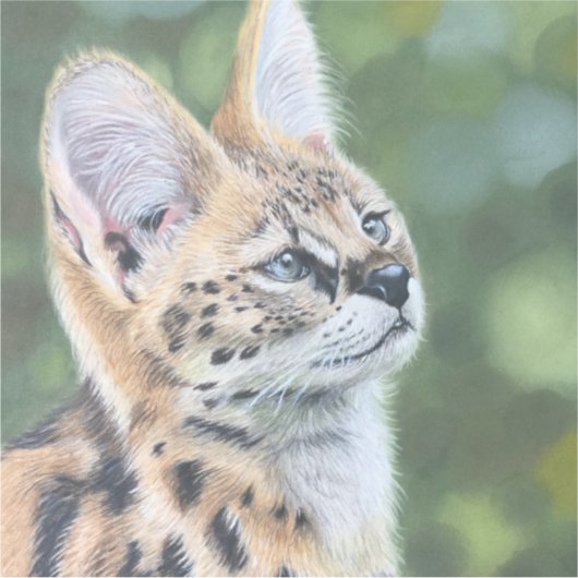Sweet Serval Aufkleber (Vorderseite)