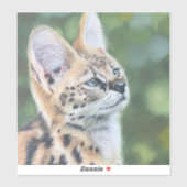 Sweet Serval Aufkleber (Blatt)