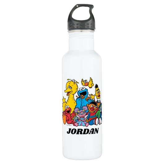 Sweet Sesame Street Pals Edelstahlflasche (Vorderseite)