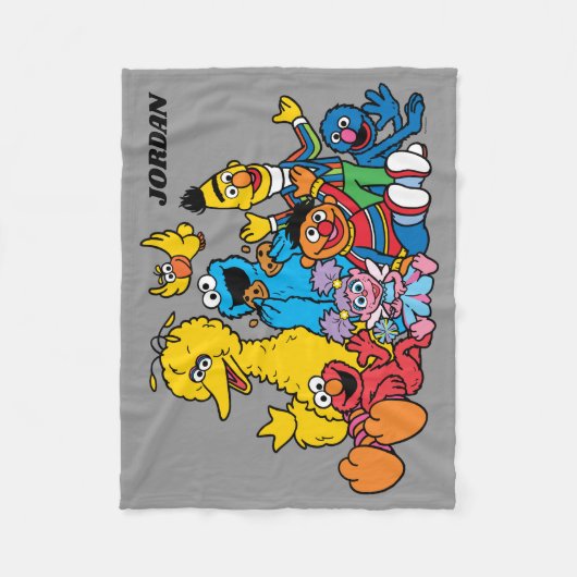 Sweet Sesame Street Pals Fleecedecke (Vorderseite)