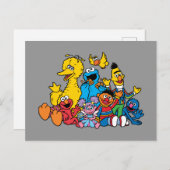 Sweet Sesame Street Pals Postkarte (Vorne/Hinten)