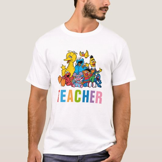 Sweet Sesame Street Pals Teacher T-Shirt (Vorderseite)