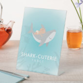 Sweet Shark Baby Buffet Tischschild Sockelschild (In Situ)