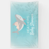 Sweet Shark Baby Dusche Banner (Vertikal)