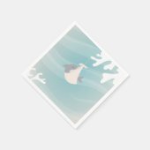 Sweet Shark Baby Dusche Serviette (Ecke)