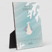 Sweet Shark Baby Milestone Fotoplatte (Seite)