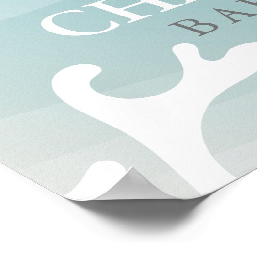 Sweet Shark Baby Poster (Ecke)