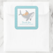 Sweet Shark Baby ShowSquare Aufkleber (Tasche)