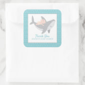 Sweet Shark Baby ShowSquare Aufkleber (Tasche)