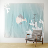 Sweet Shark Baby Wandteppich (Beispiel (Horizontal))