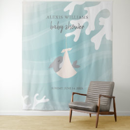 Sweet Shark Baby Wandteppich