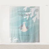 Sweet Shark Baby Wandteppich (Vorderseite)