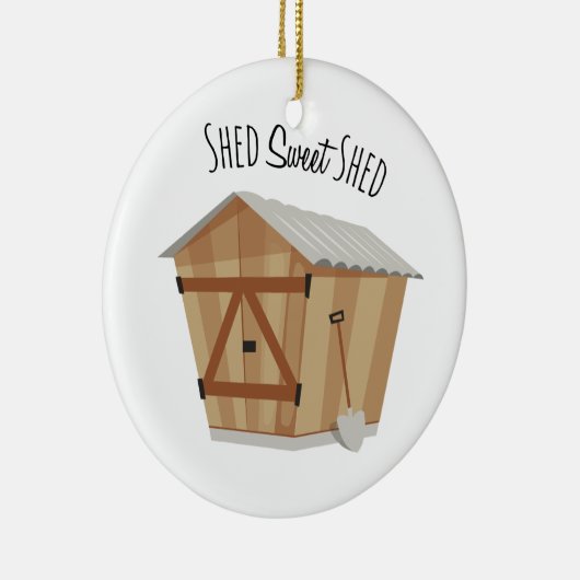 Sweet Shed Keramik Ornament (Rechts)
