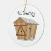 Sweet Shed Keramik Ornament (Links)
