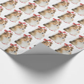 Sweet Sheltie Wrapping Paper Geschenkpapier (Ecke)
