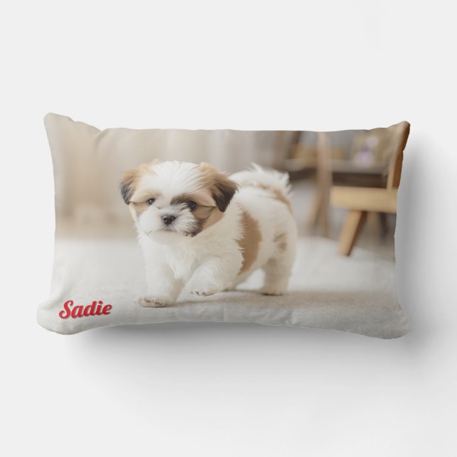 Sweet Shih Tzu Personalisiert Lendenkissen (Vorderseite)