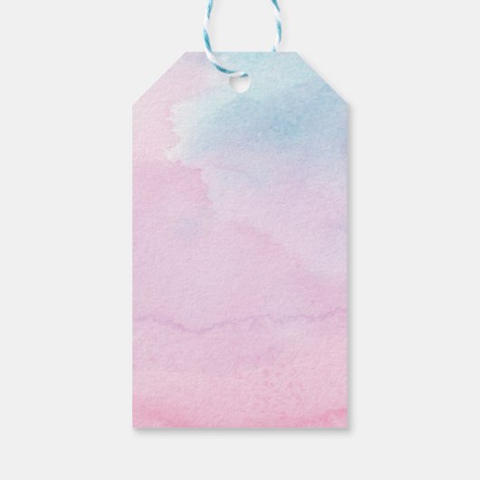 Sweet Shop Lollipop Candy Birthday Vielen Dank Geschenkanhänger (Rückseite)