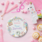 Sweet Shop Lollipop Pastel Birthday Candy Land Pappteller (Party)