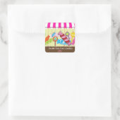 Sweet Shoppe Candy Land Birthday Party Stickers (Tasche)