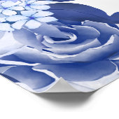 Sweet Shower Spring lila Floral Wedding Poster (Ecke)