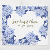 Sweet Shower Spring purple Floral Wedding Schaumweinetikett (Einzelnes Label)