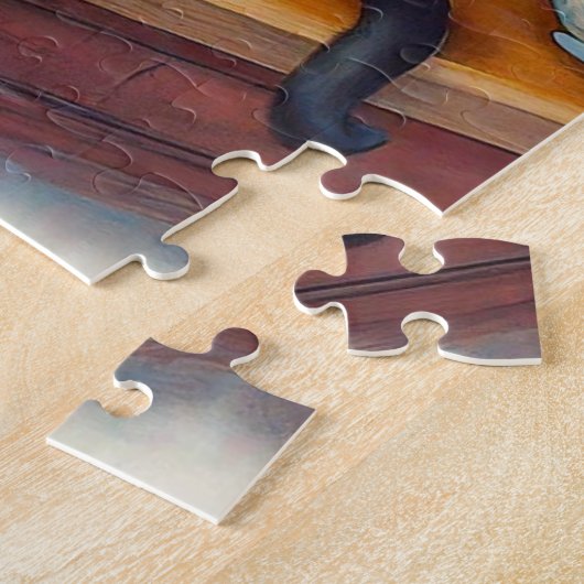 Sweet Siamese Cat and Tea Cup Puzzle (Seite)