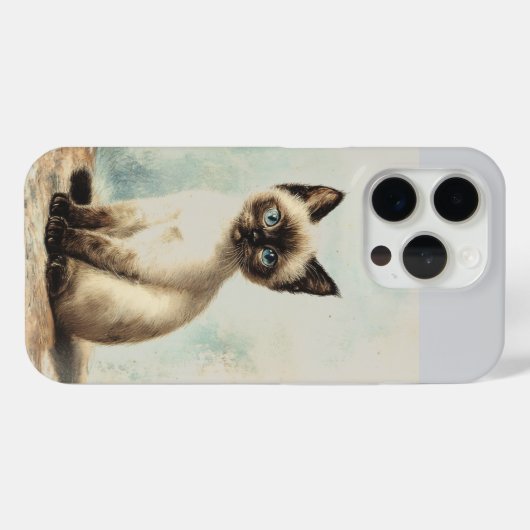 Sweet Siamese Kitten iPhone / iPad Gehäuse Case-Mate iPhone Hülle (Rückseite (Horizontal))