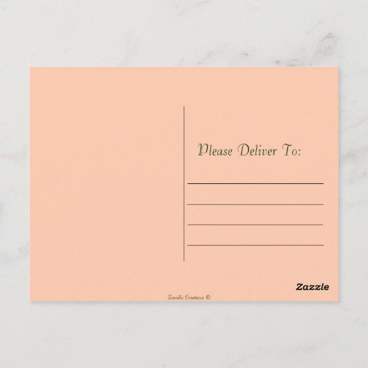 Sweet Simple Happy Birthday Cupcakes| Postcard Postkarte (Rückseite)