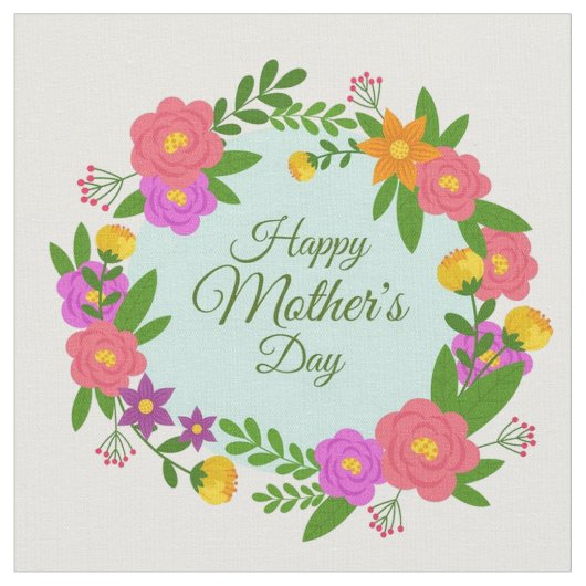 Sweet Simple Mother's Day Kraath Stoff (Nahaufnahme)
