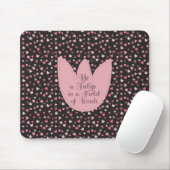 Sweet Simple Pink Tulip Pattern - Alle Richtungen Mousepad (Mit Mouse)
