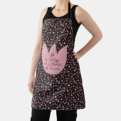 Sweet Simple Pink Tulip Pattern - Alle Richtungen Schürze (InSitu)