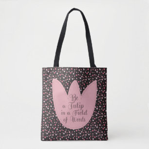 Sweet Simple Pink Tulip Pattern - Alle Richtungen Tasche